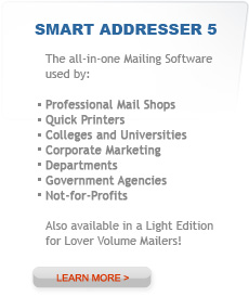 SmartAddresser 5 Mailing Software